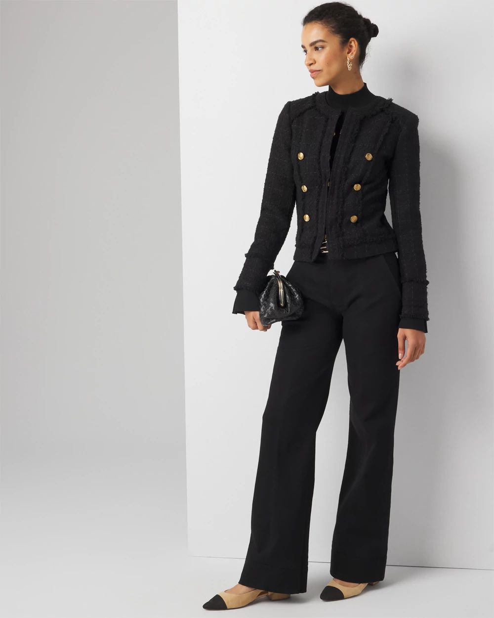 Cutaway Tweed Jacket | White House Black Market